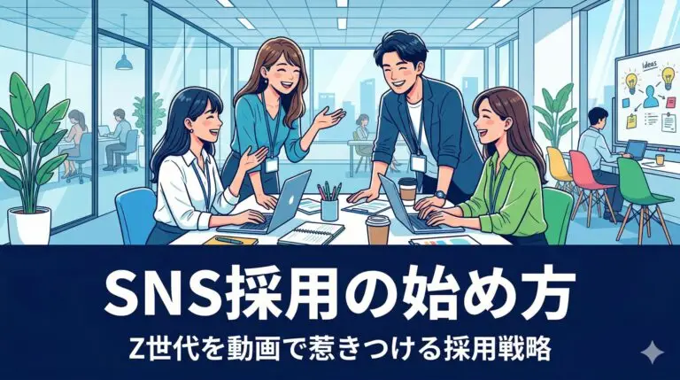 TikTok採用の始め方｜Z世代採用を成功させる動画運用法【2026年版】