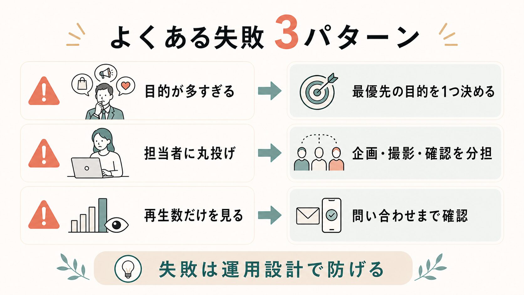 TikTok企業アカウント運用|よくある3つの失敗と改善策