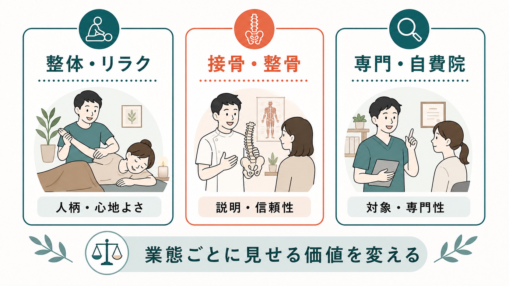 整体院・接骨院 TikTok運用|自院運用と運用代行の比較