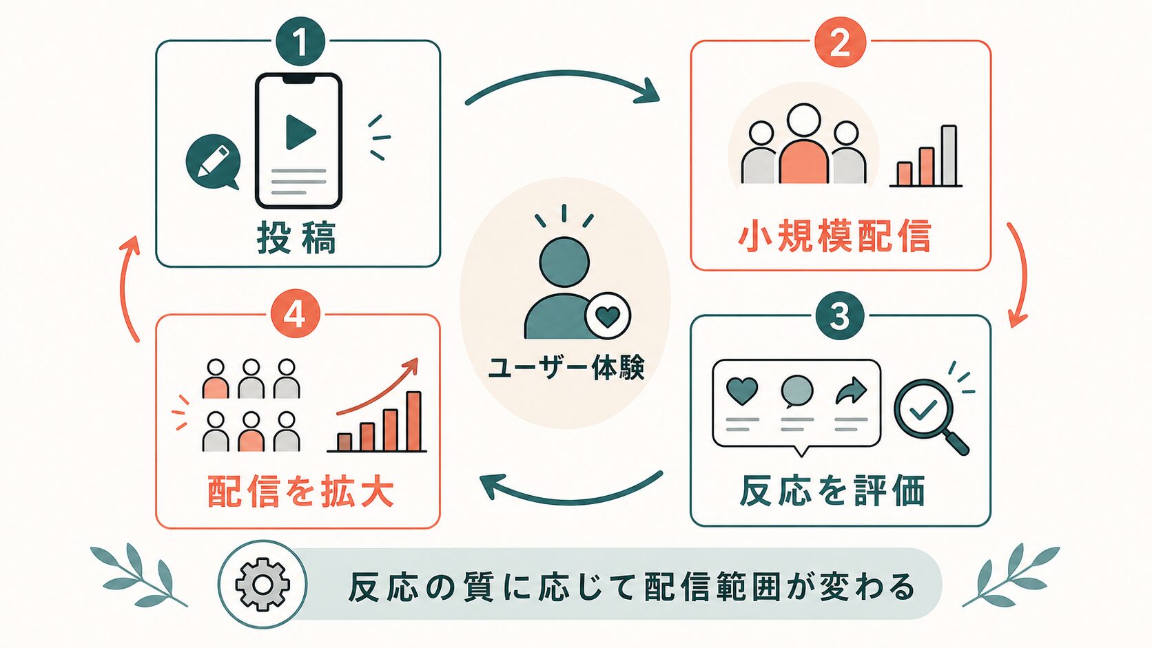 TikTokアルゴリズム 2026|投稿から配信拡大までの流れ