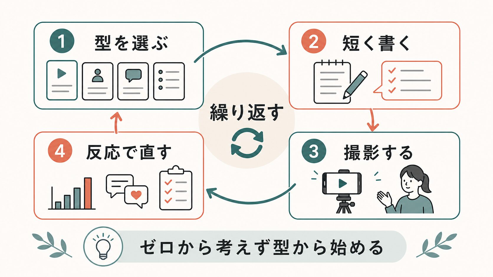 ショート動画 台本 書き方|型を使った制作改善サイクル