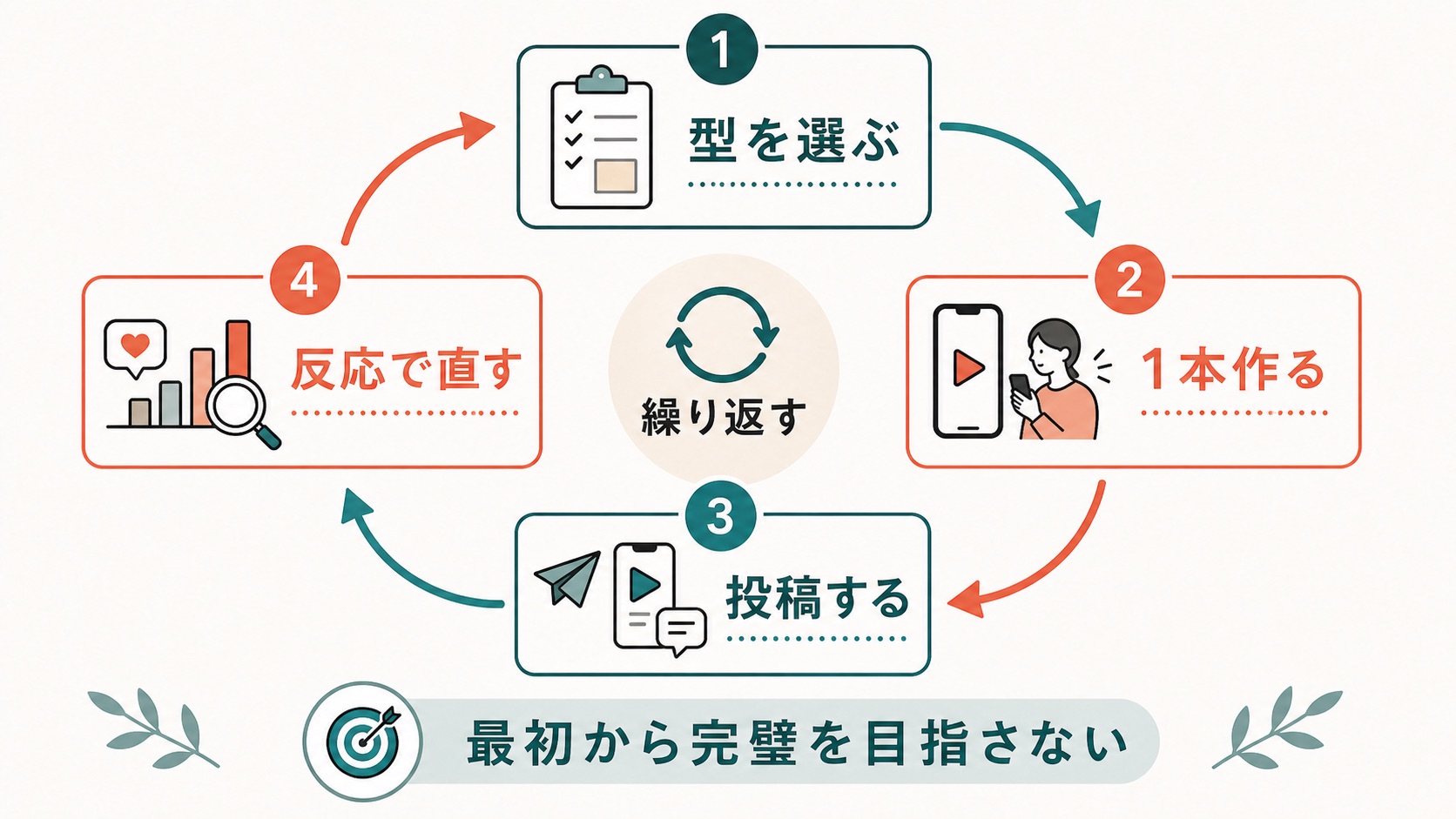 縦型動画 作り方|制作と改善のサイクル