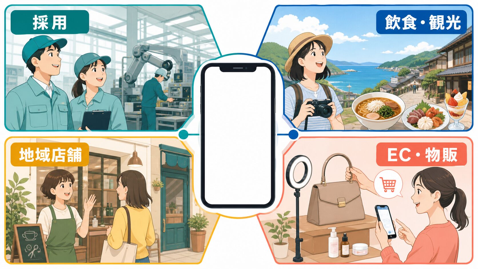 ショート動画 活用|採用・観光・店舗・ECの活用例