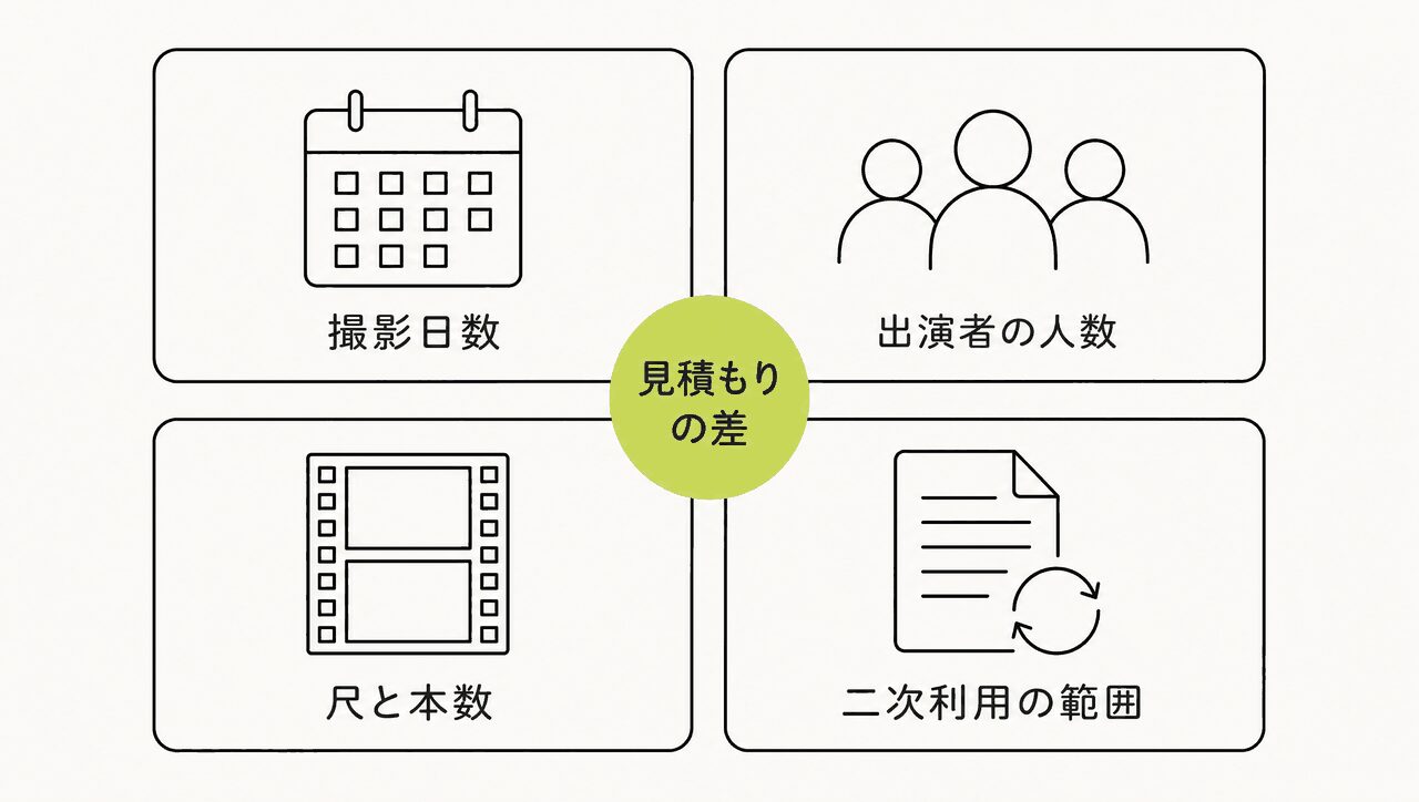採用動画 費用|見積もりを左右する4つの要素